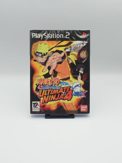 Naruto Shippuden: Ultimate Ninja 4 – Slipcover Variant (PS2, UK PAL) – Factory Sealed