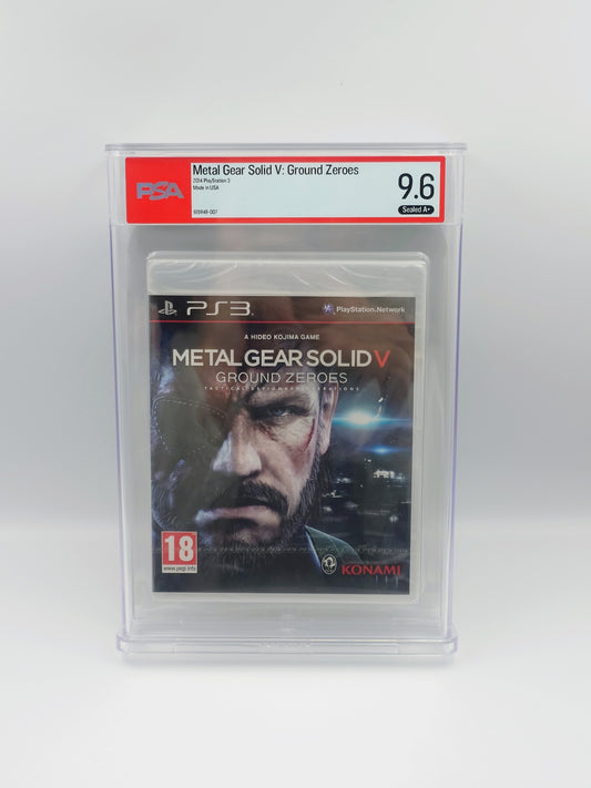 Metal Gear Solid V: Ground Zeroes (PS3, UK PAL, Factory Sealed) - PSA Graded 9.6 A+