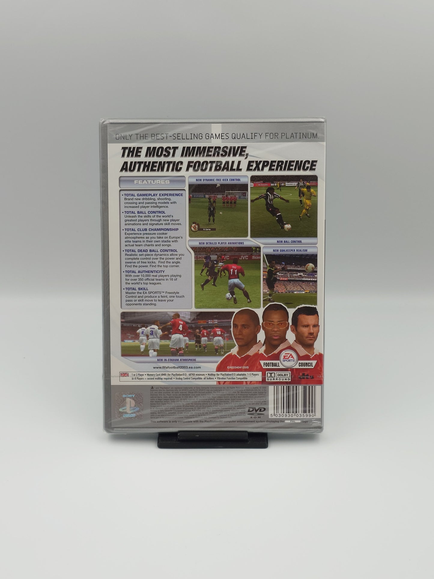 FIFA Football 2003 (PS2 Platinum, UK PAL) - Factory Sealed