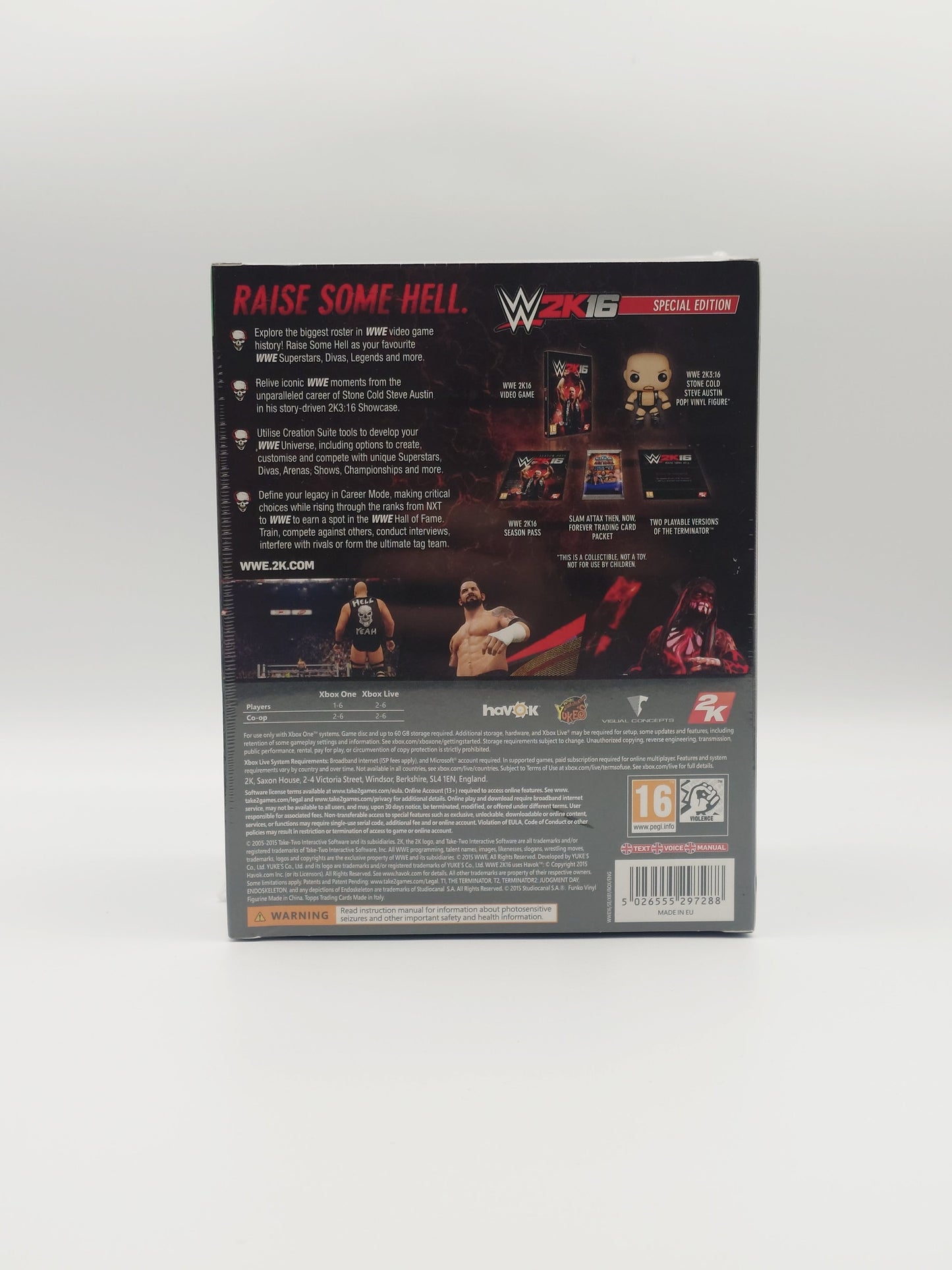 WWE 2K16 – Special Edition (Xbox One, PAL) – Factory Sealed