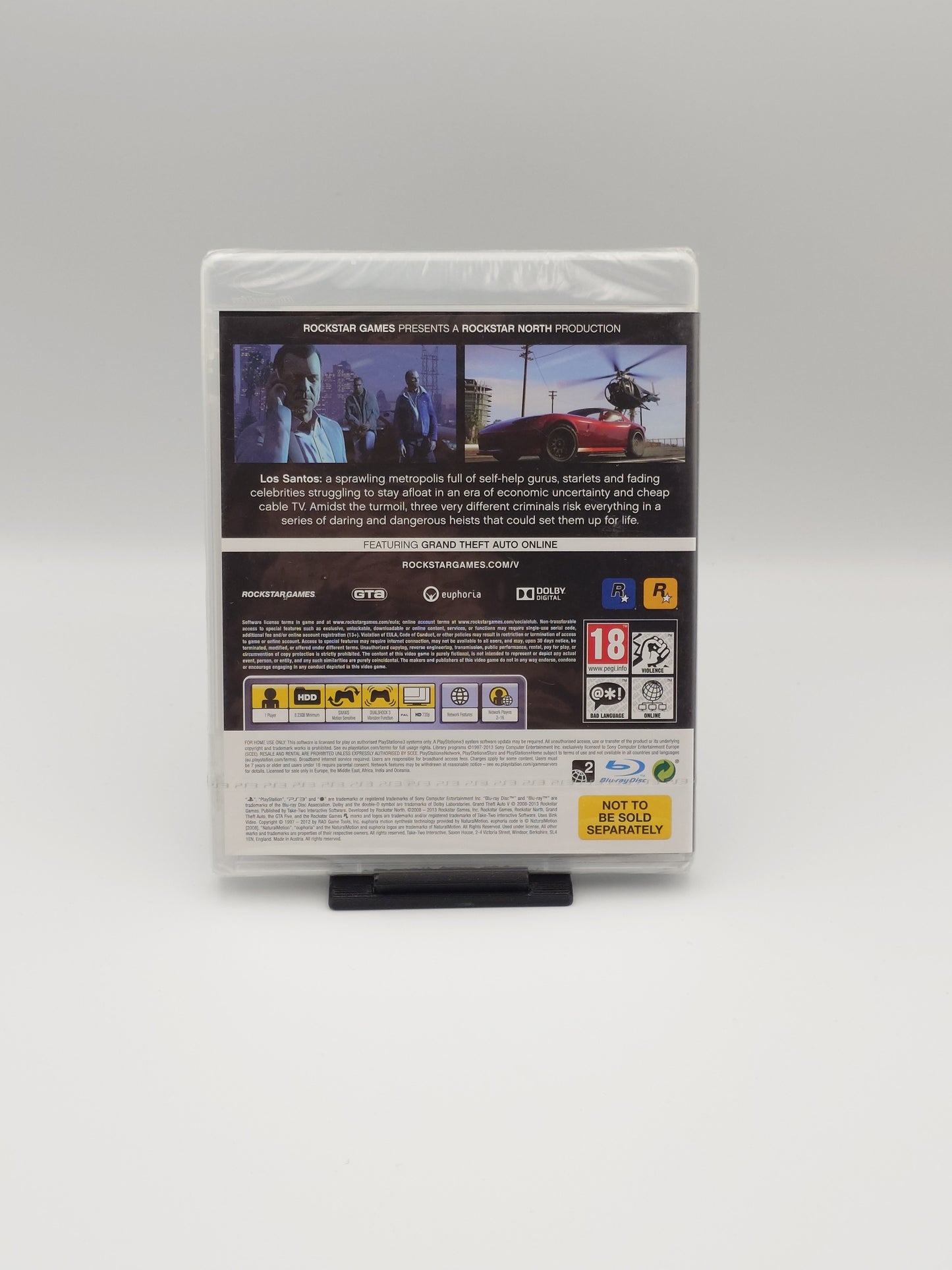 Grand Theft Auto V (PS3, UK PAL) – Factory Sealed