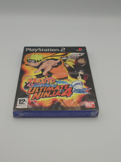 Naruto Shippuden: Ultimate Ninja 4 – Slipcover Variant (PS2, UK PAL) – Factory Sealed
