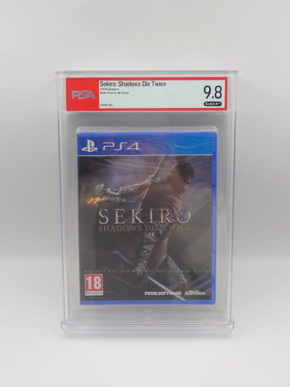 Sekiro: Shadows Die Twice (PS4, UK PAL, Factory Sealed) - PSA Graded 9.8 A++