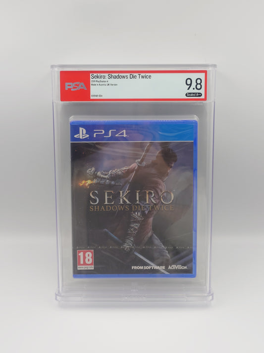 Sekiro: Shadows Die Twice (PS4, UK PAL, Factory Sealed) - PSA Graded 9.8 A++