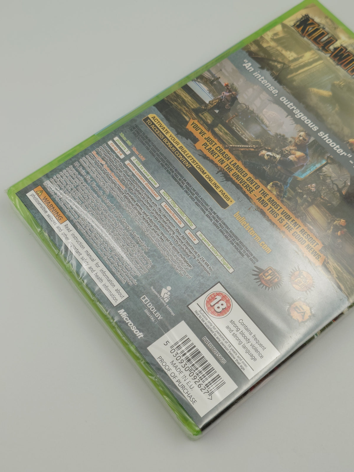 Bulletstorm (Xbox 360, PAL) - Factory Sealed