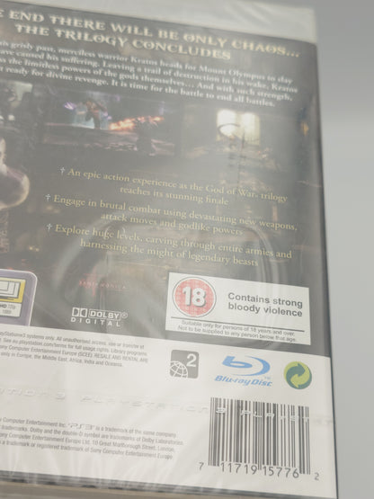 God of War III (PS3, UK PAL) – Factory Sealed