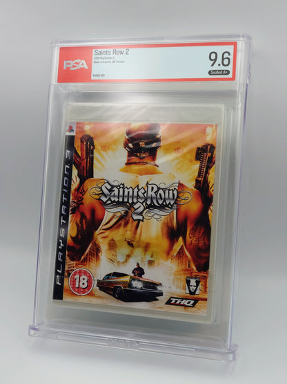 Saints Row 2 (PS3, UK PAL) – Factory Sealed | PSA Graded 9.6 A+