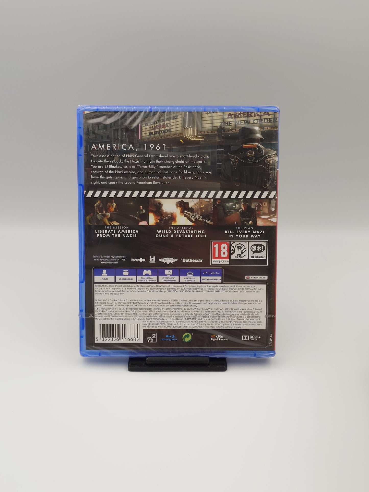 Wolfenstein II: The New Colossus (PS4, UK PAL) – Factory Sealed