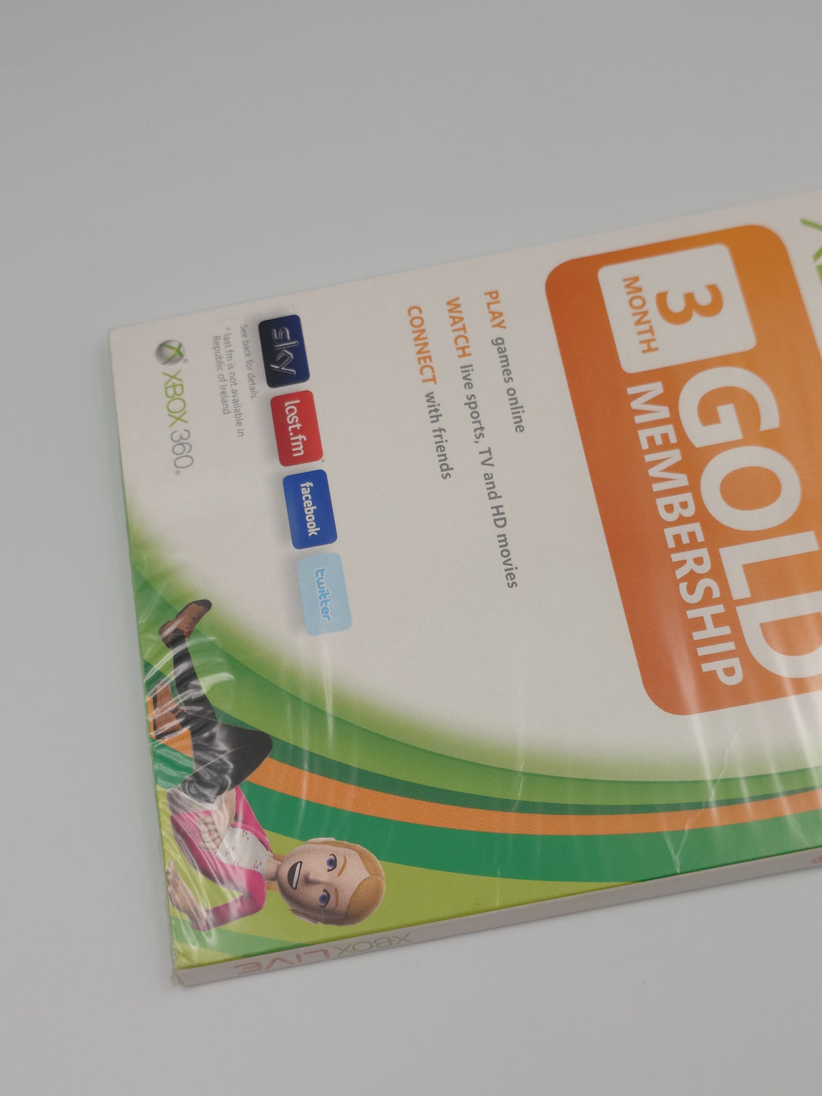 Xbox Live 3 Month Gold Membership (Xbox 360, PAL) - Factory Sealed