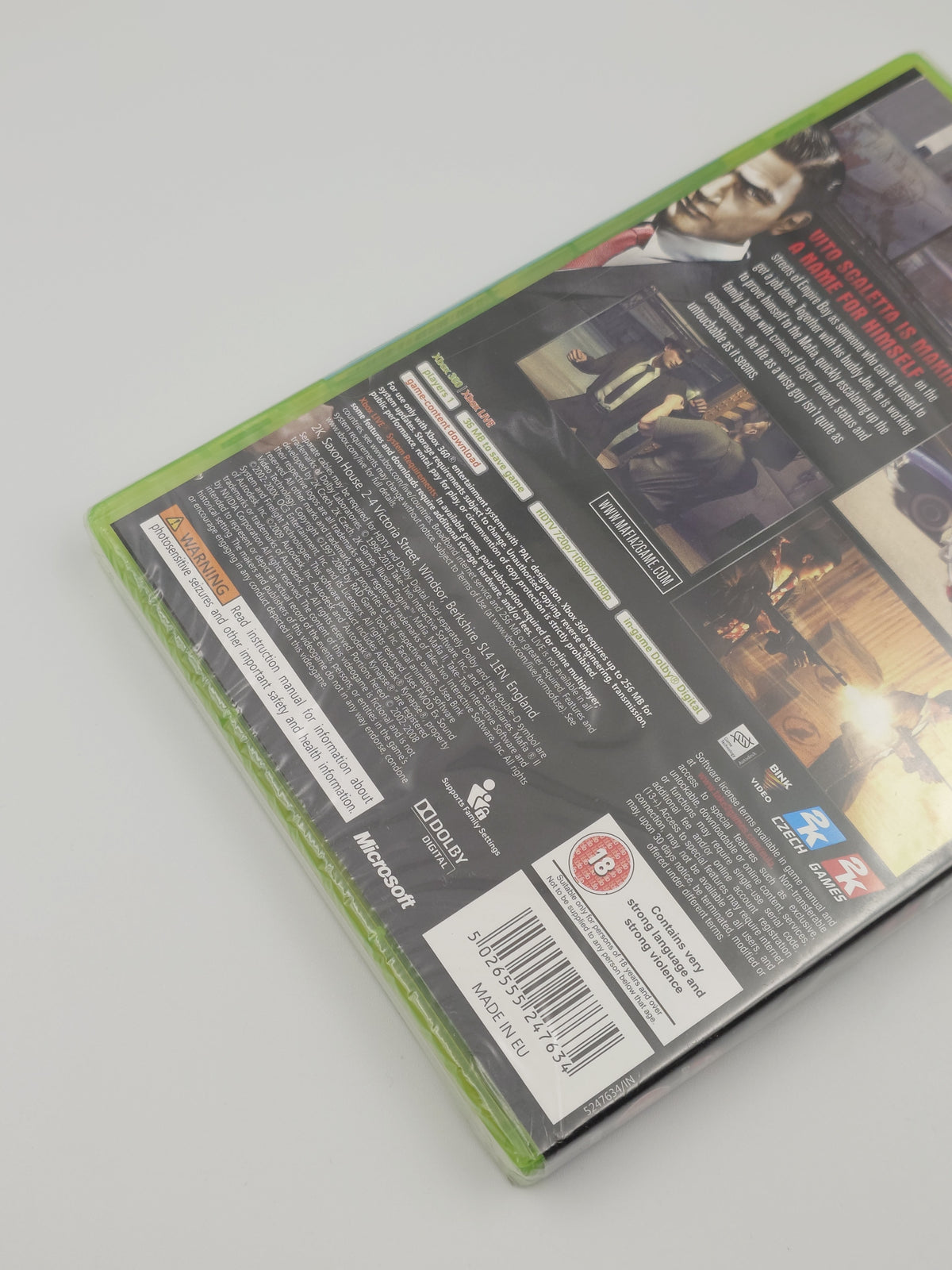Mafia II (Xbox 360, PAL) - Factory Sealed