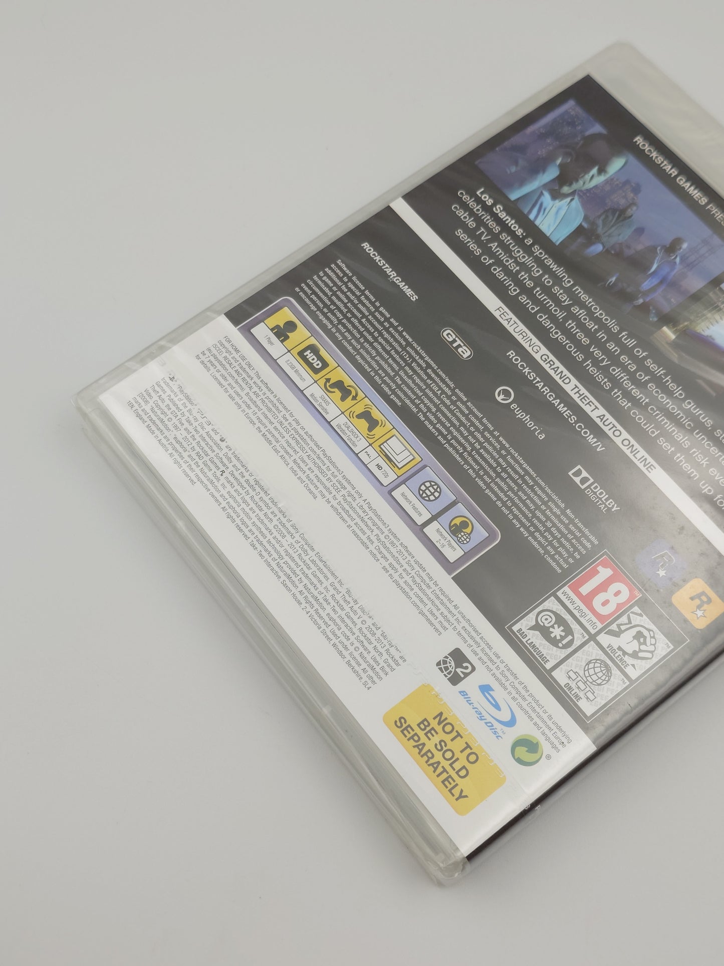 Grand Theft Auto V (PS3, UK PAL) - Factory Sealed