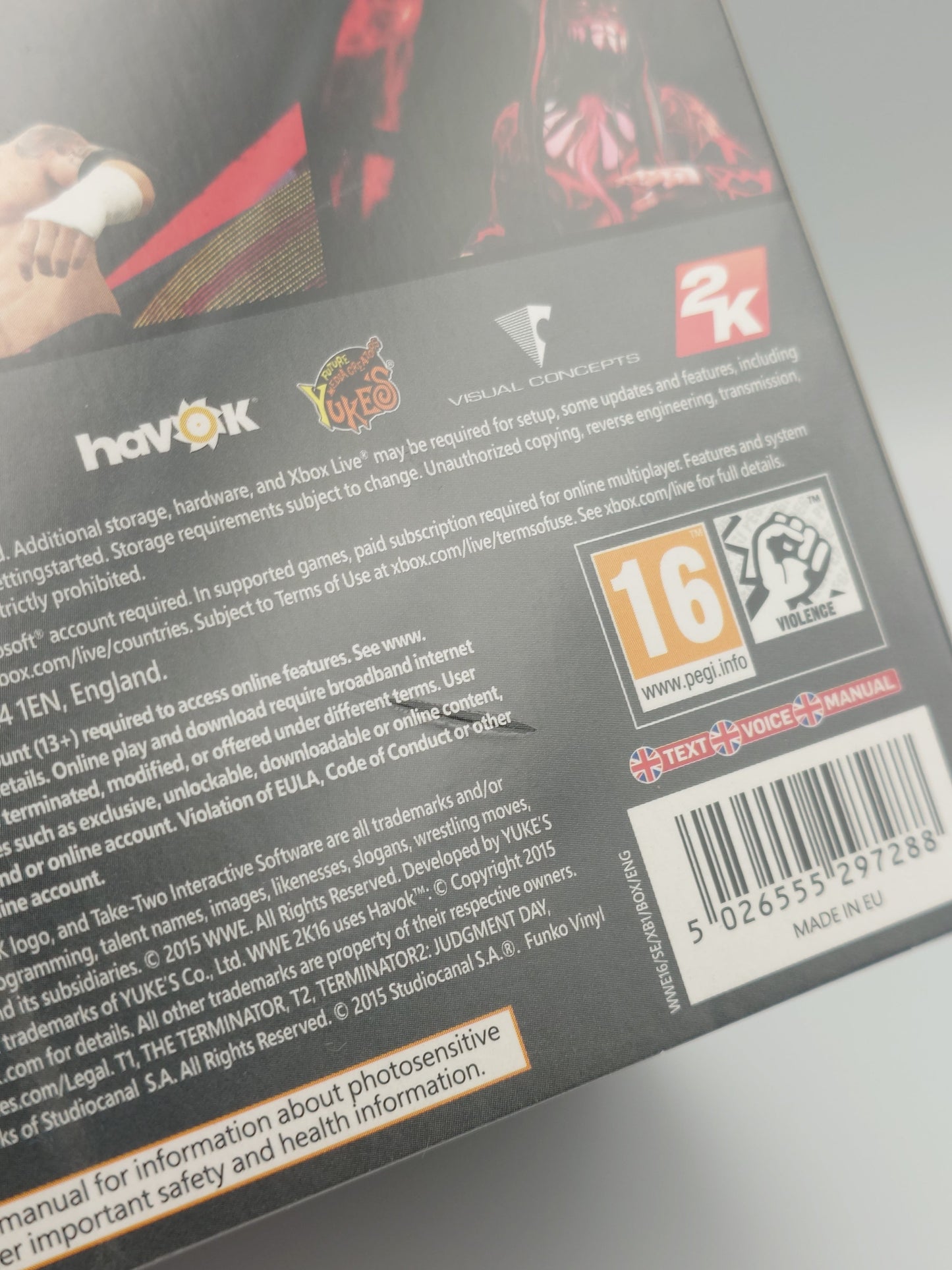 WWE 2K16 – Special Edition (Xbox One, PAL) – Factory Sealed
