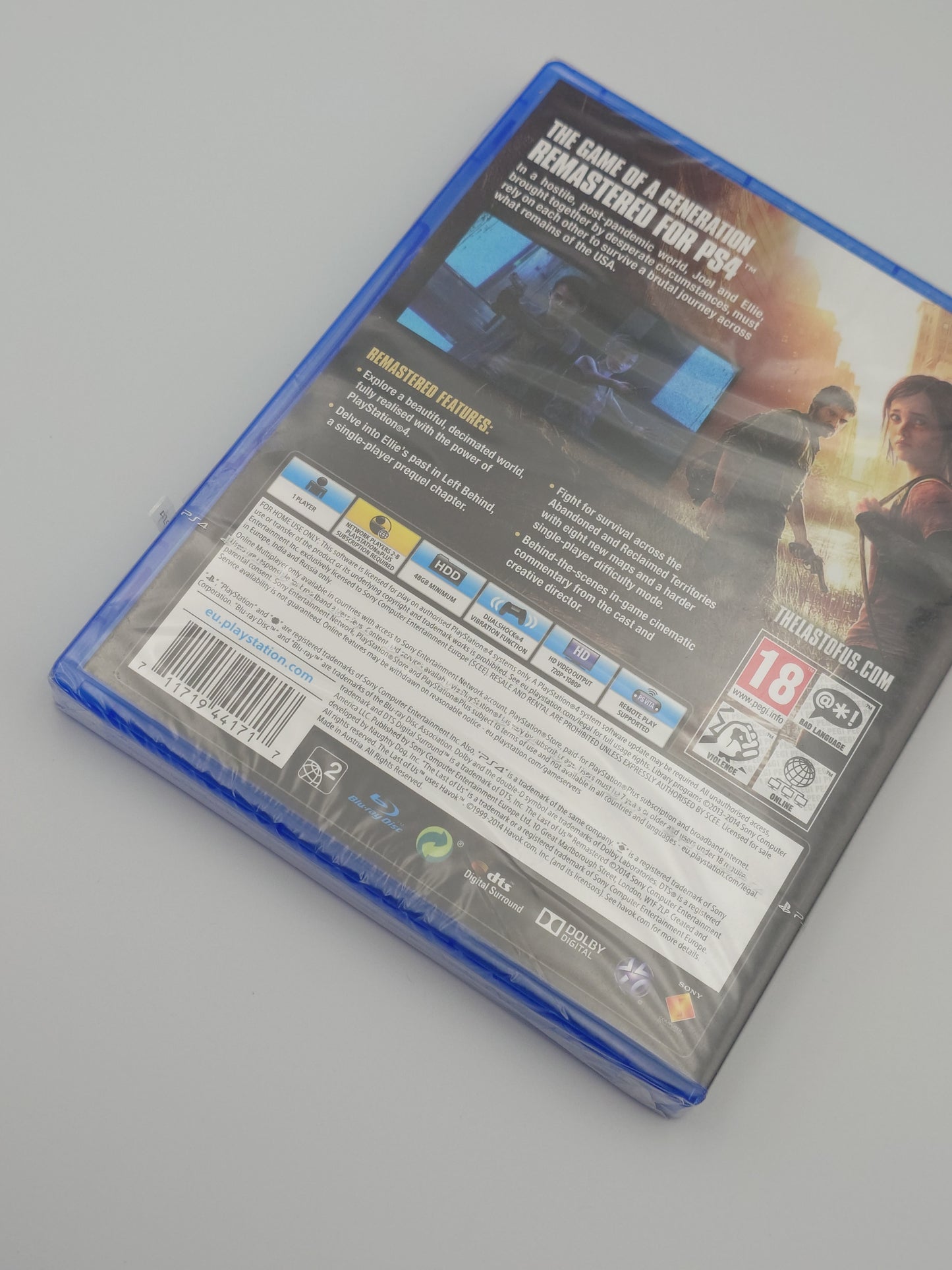The Last of Us: Remastered (PS4, UK PAL) – Factory Sealed