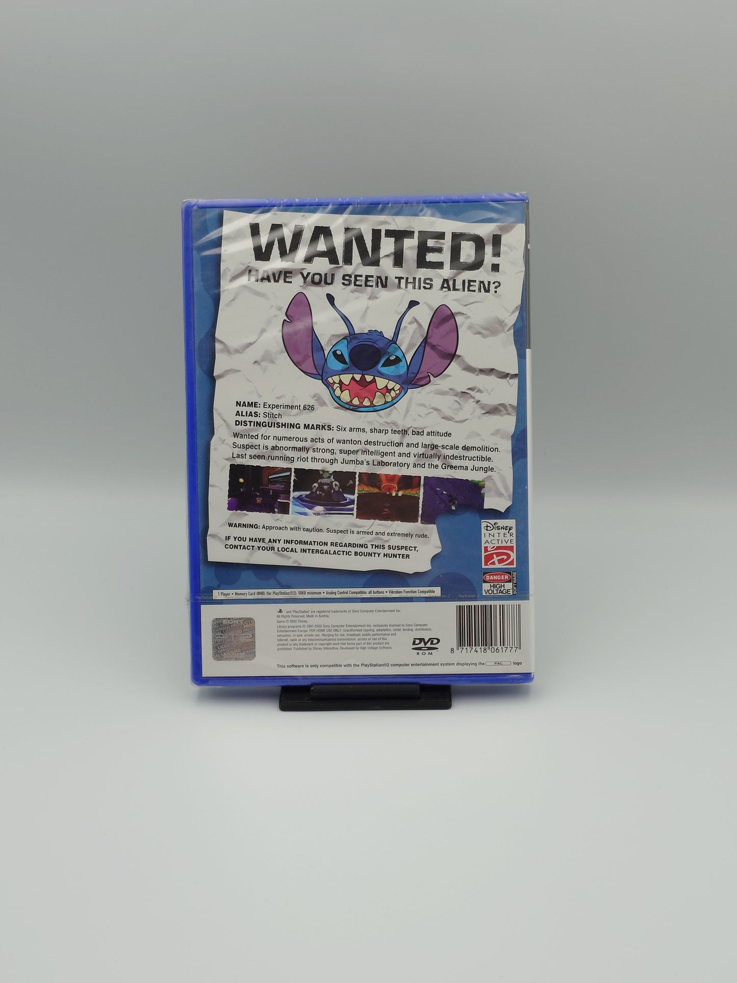 Stitch: Experiment 626 (PS2, UK PAL) – Factory Sealed