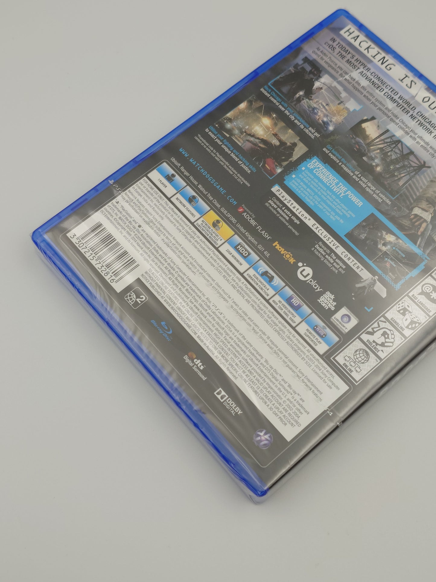 Watch Dogs (PS4, UK PAL) – Factory Sealed