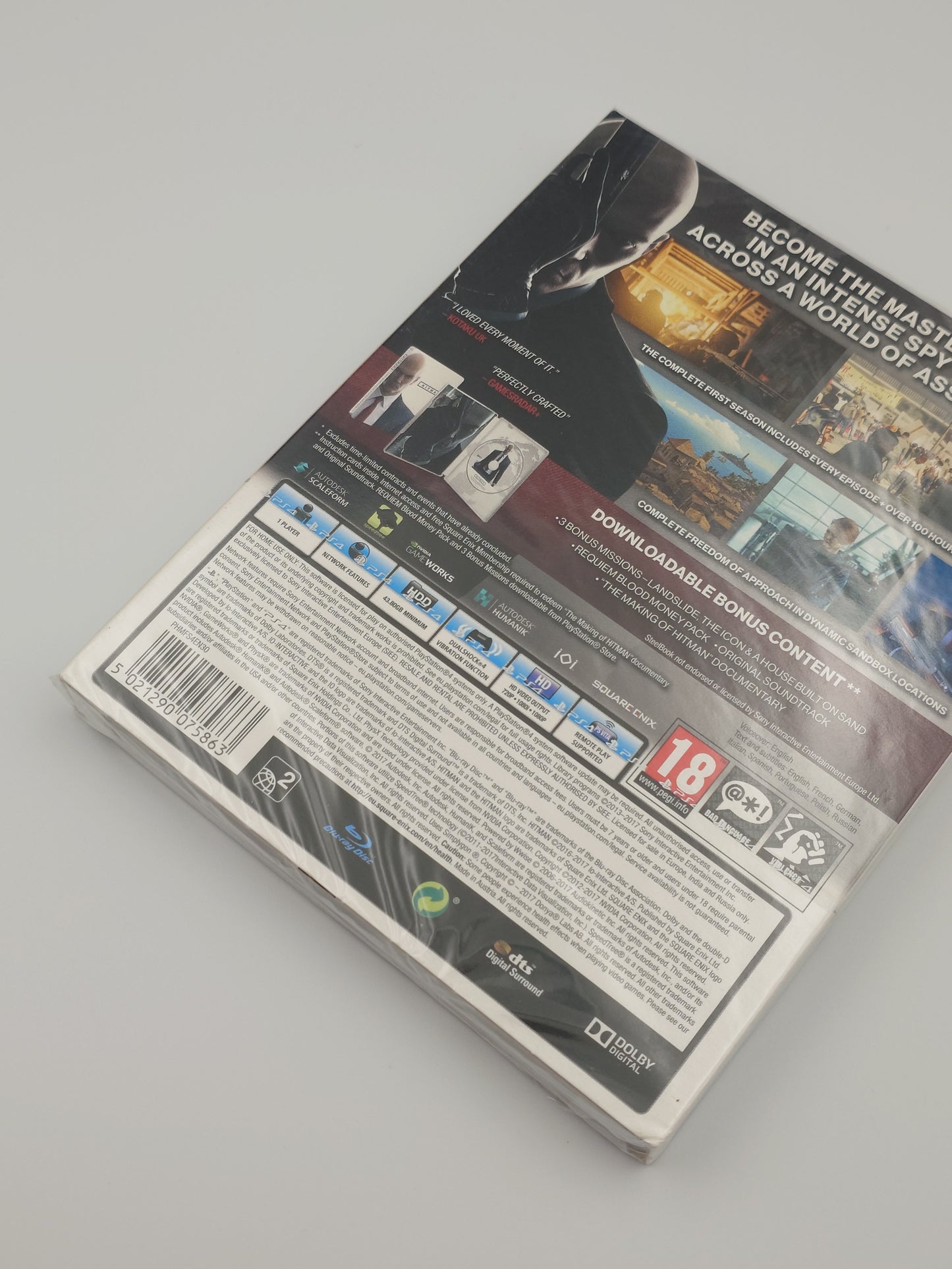 HITMAN: The Complete First Season – Steelbook Edition (PS4, UK PAL) – Factory Sealed