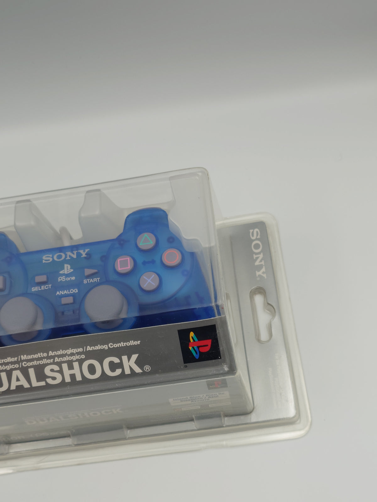 PlayStation 1 DualShock Controller - Island Blue (PS1, PAL) - Factory Sealed