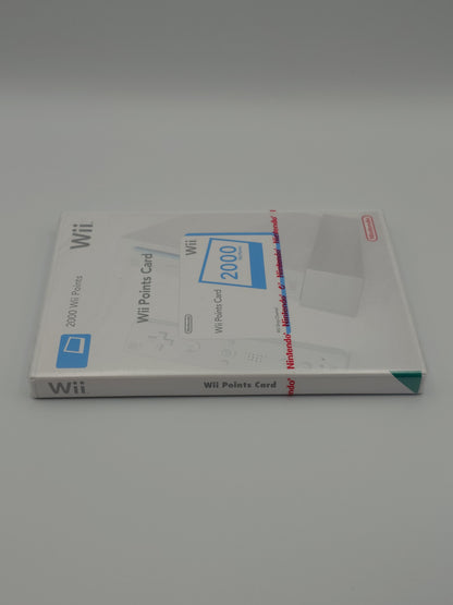 Nintendo Wii 2000 Points Card (Nintendo Wii, UKV) – Factory Sealed