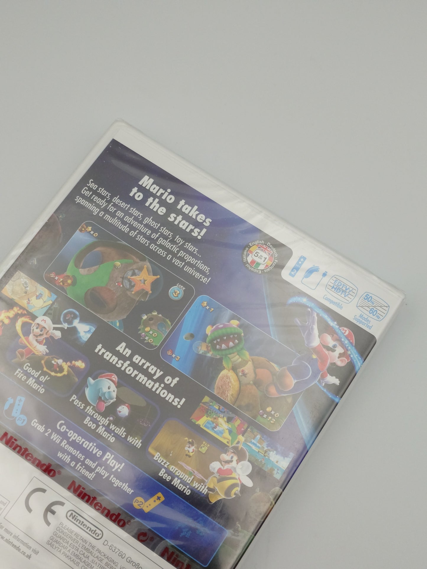 Super Mario Galaxy (Nintendo Wii, UKV) – Factory Sealed