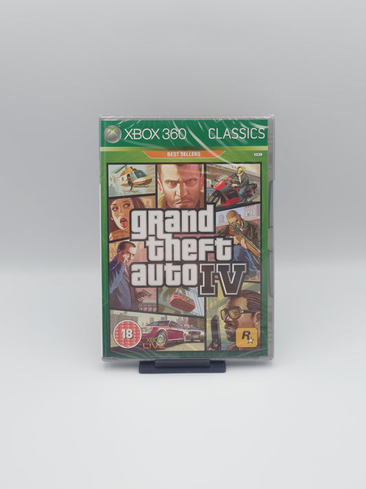 Grand Theft Auto IV (Xbox 360 Classics, PAL) – Factory Sealed