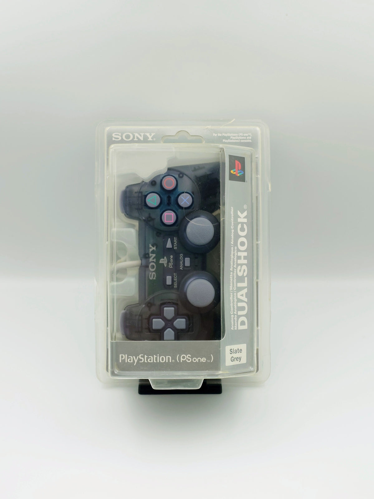PlayStation 1 DualShock Controller - Slate Grey (PS1, PAL) - Factory Sealed
