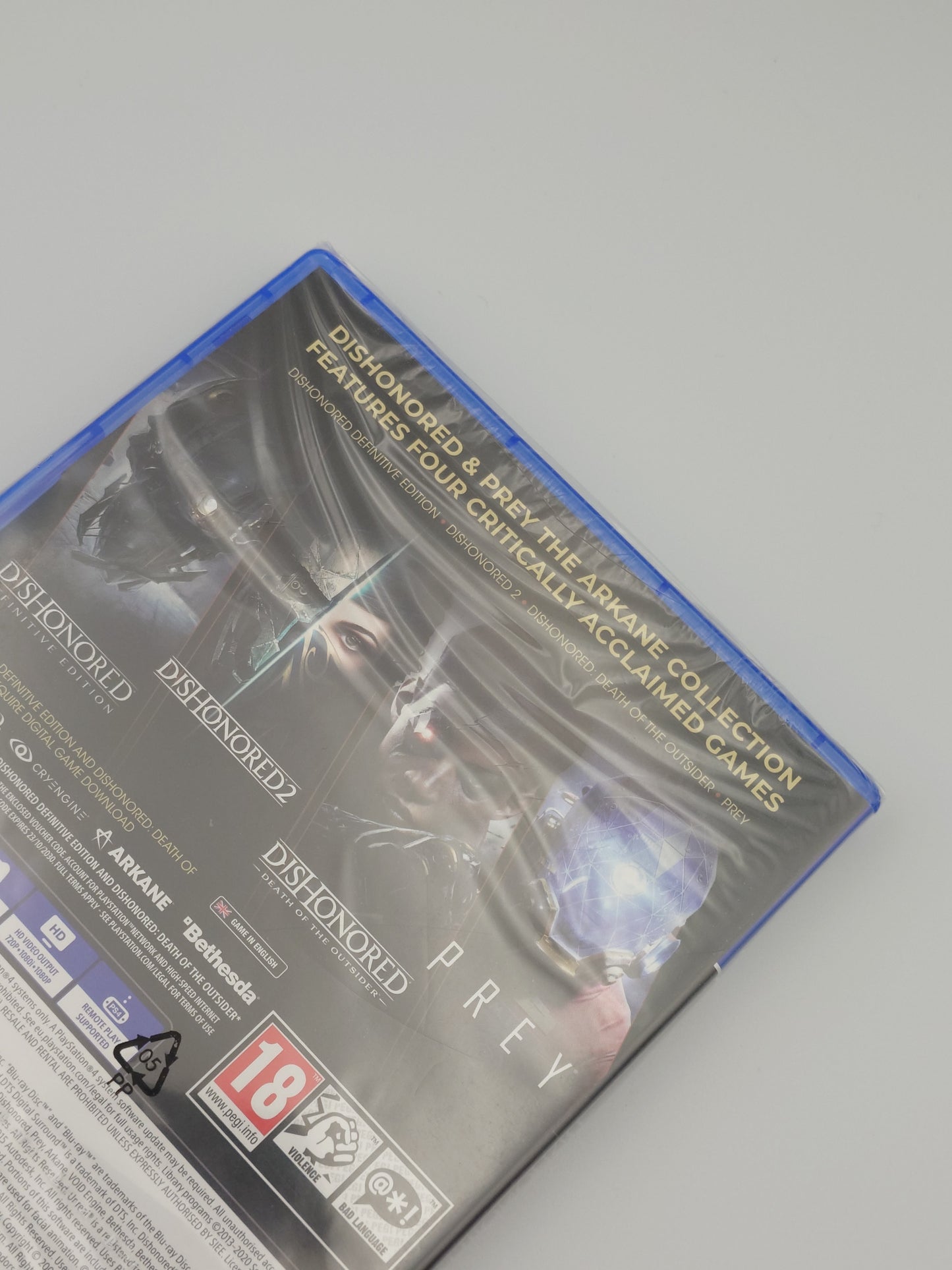 Dishonored & Prey: The Arkane Collection (PS4, UK PAL) – Factory Sealed