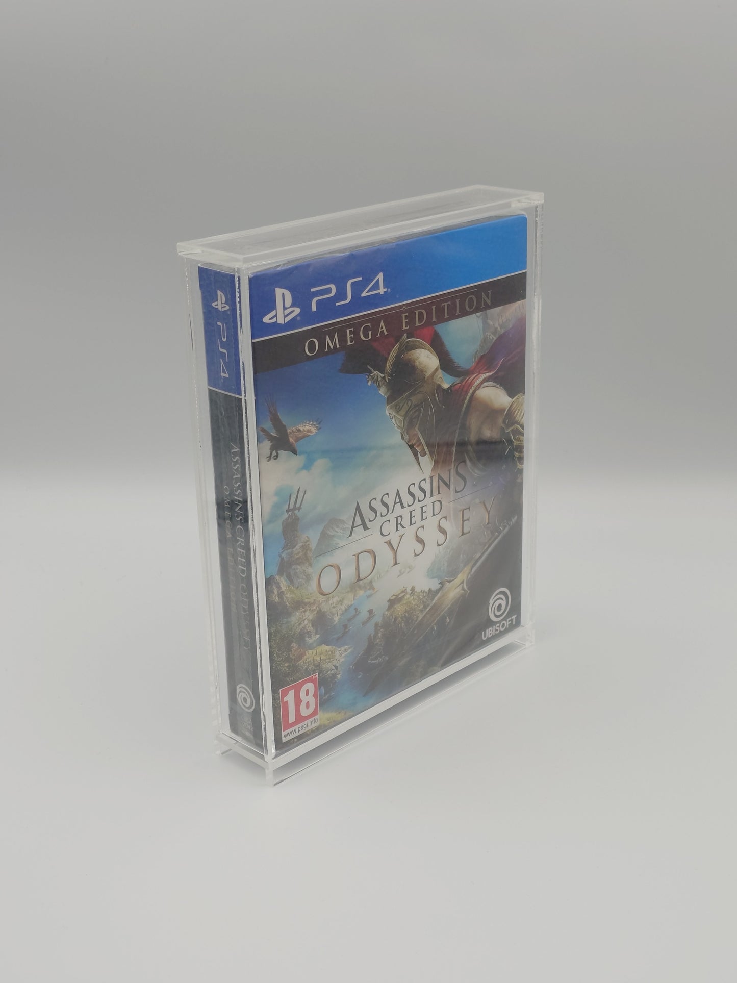 Assassin's Creed Odyssey – Omega Edition with Custom Acrylic Display Case (PS4, UK PAL) – Factory Sealed