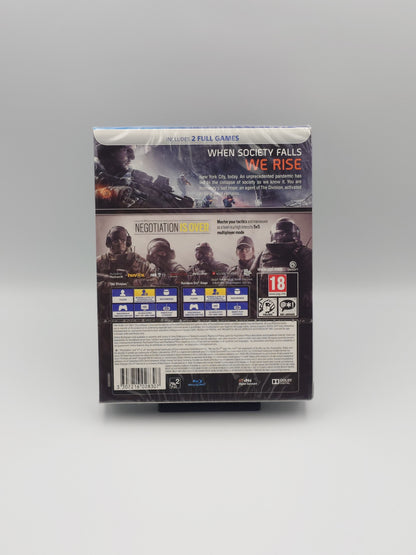 Tom Clancy's The Division & Rainbow Six Siege – Double Pack (PS4, UK PAL) – Factory Sealed