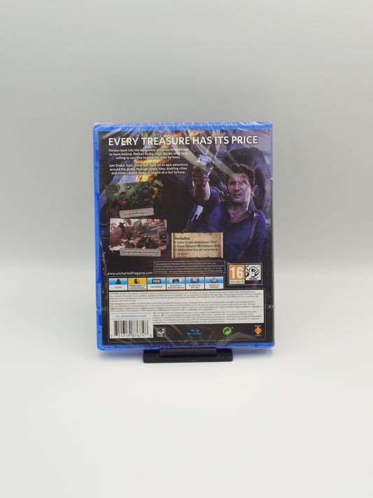 Uncharted 4: A Thief’s End - Reversible Cover (PS4, UK PAL) – Factory Sealed