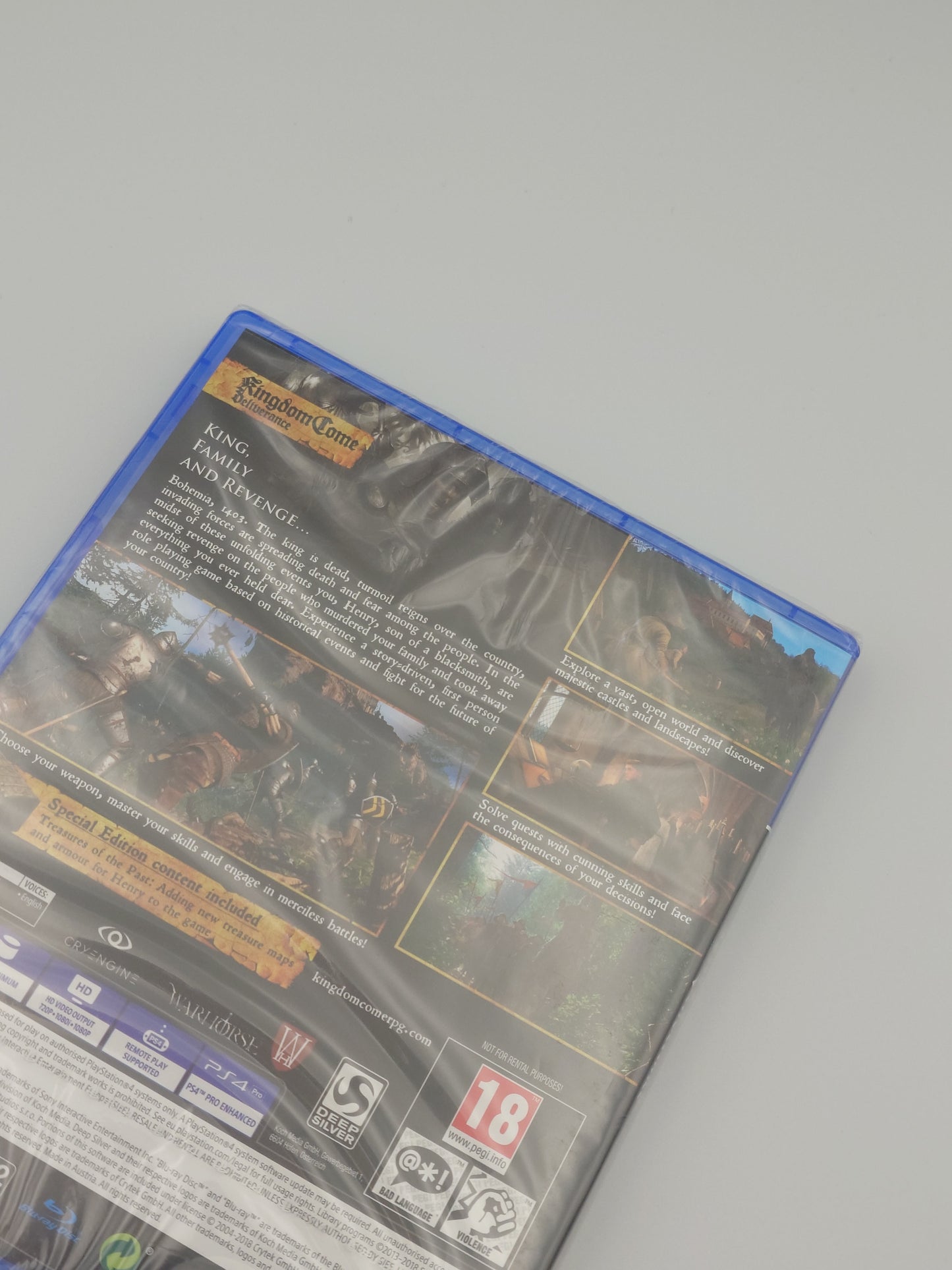 Kingdom Come: Deliverance – Special Edition (PS4, UK PAL) – Factory Sealed