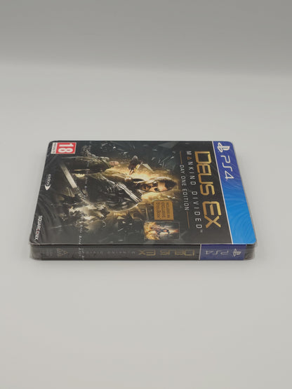 Deus Ex: Mankind Divided – Day One Steelbook Edition (PS4, UK PAL) – Factory Sealed