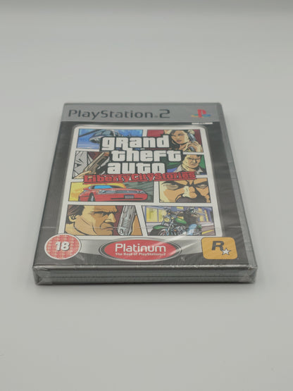 Grand Theft Auto: Liberty City Stories (PS2 Platinum, UK PAL) – Factory Sealed