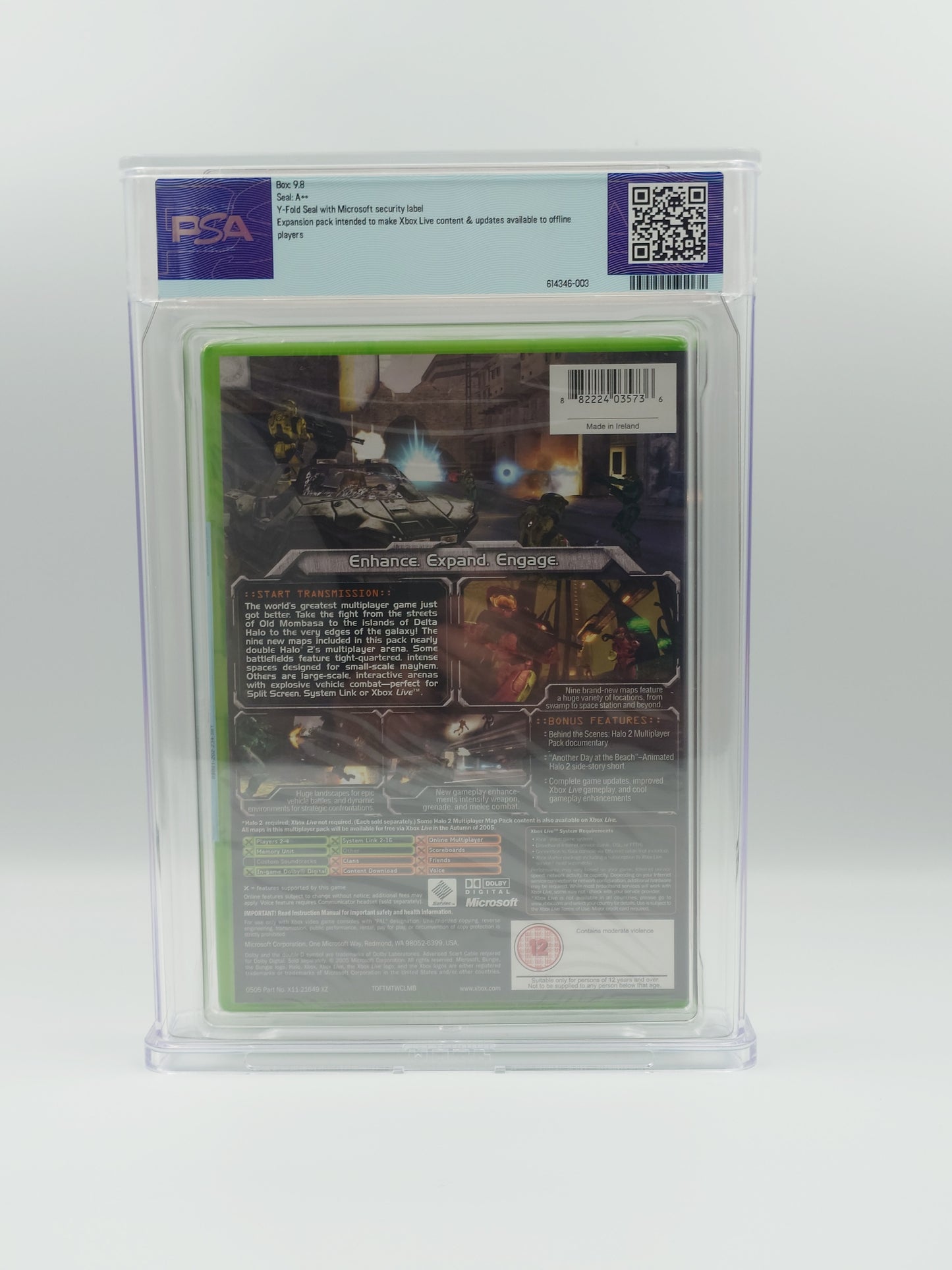 Halo 2 - Multiplayer Map Pack (Xbox, PAL, Factory Sealed) - PSA 9.8 A++