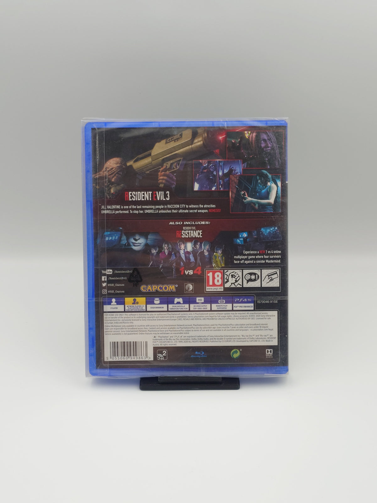 Resident Evil 3 – Lenticular Edition (PS4, UK PAL) - Factory Sealed
