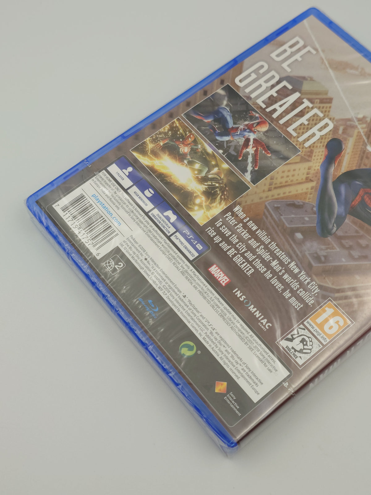 Marvel's Spider-Man (PS4, UK PAL) - Factory Sealed