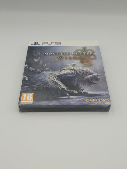 Monster Hunter: Wilds – Limited Edition Steelbook (PS5, UK PAL) – Factory Sealed