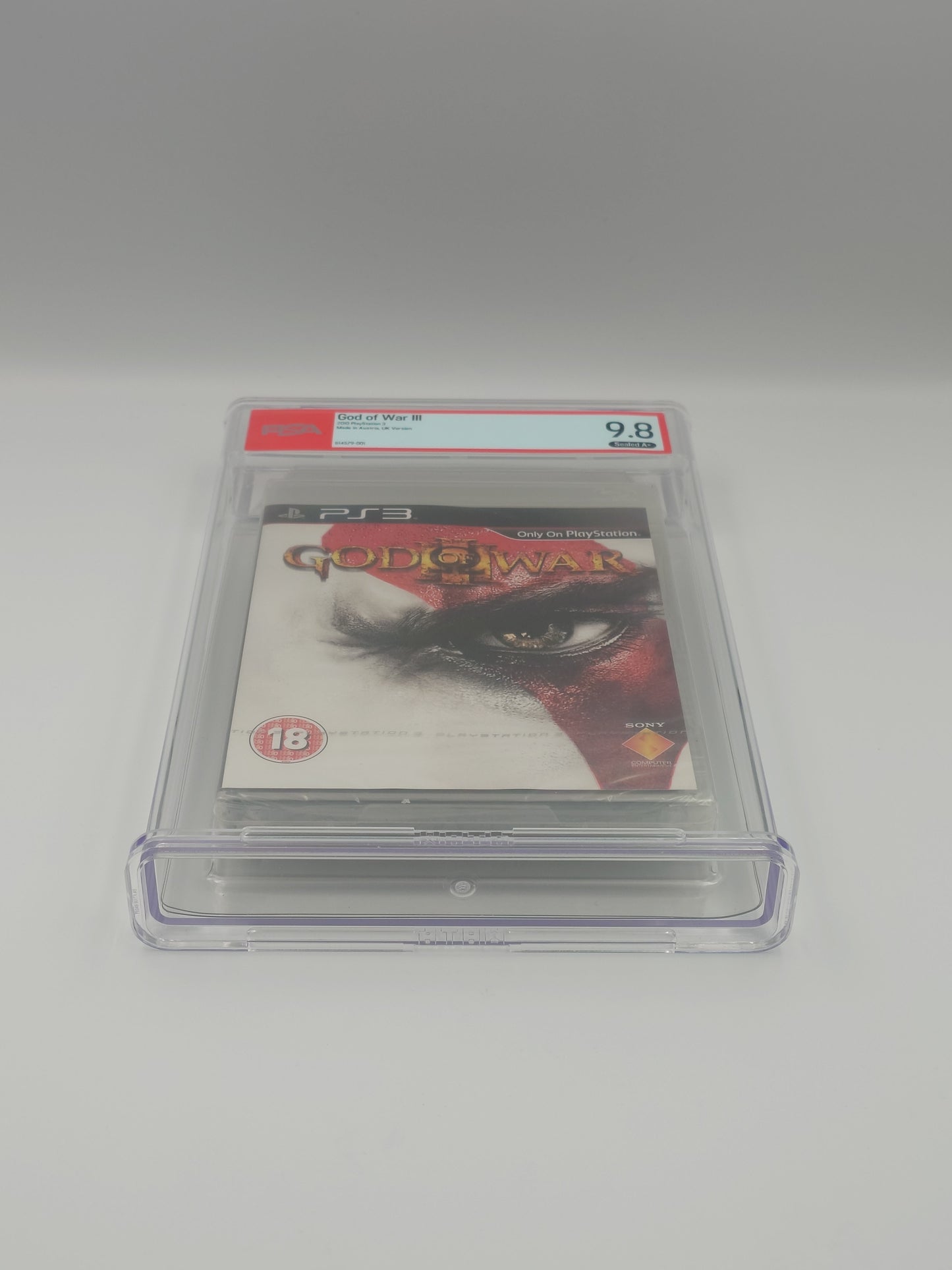 God of War III (PS3, UK PAL, Factory Sealed) - PSA Graded 9.8 A+