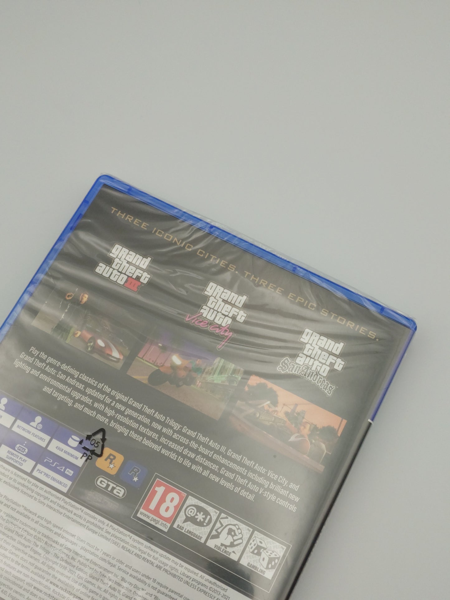 Grand Theft Auto: The Trilogy (PS4, UK PAL) – Factory Sealed