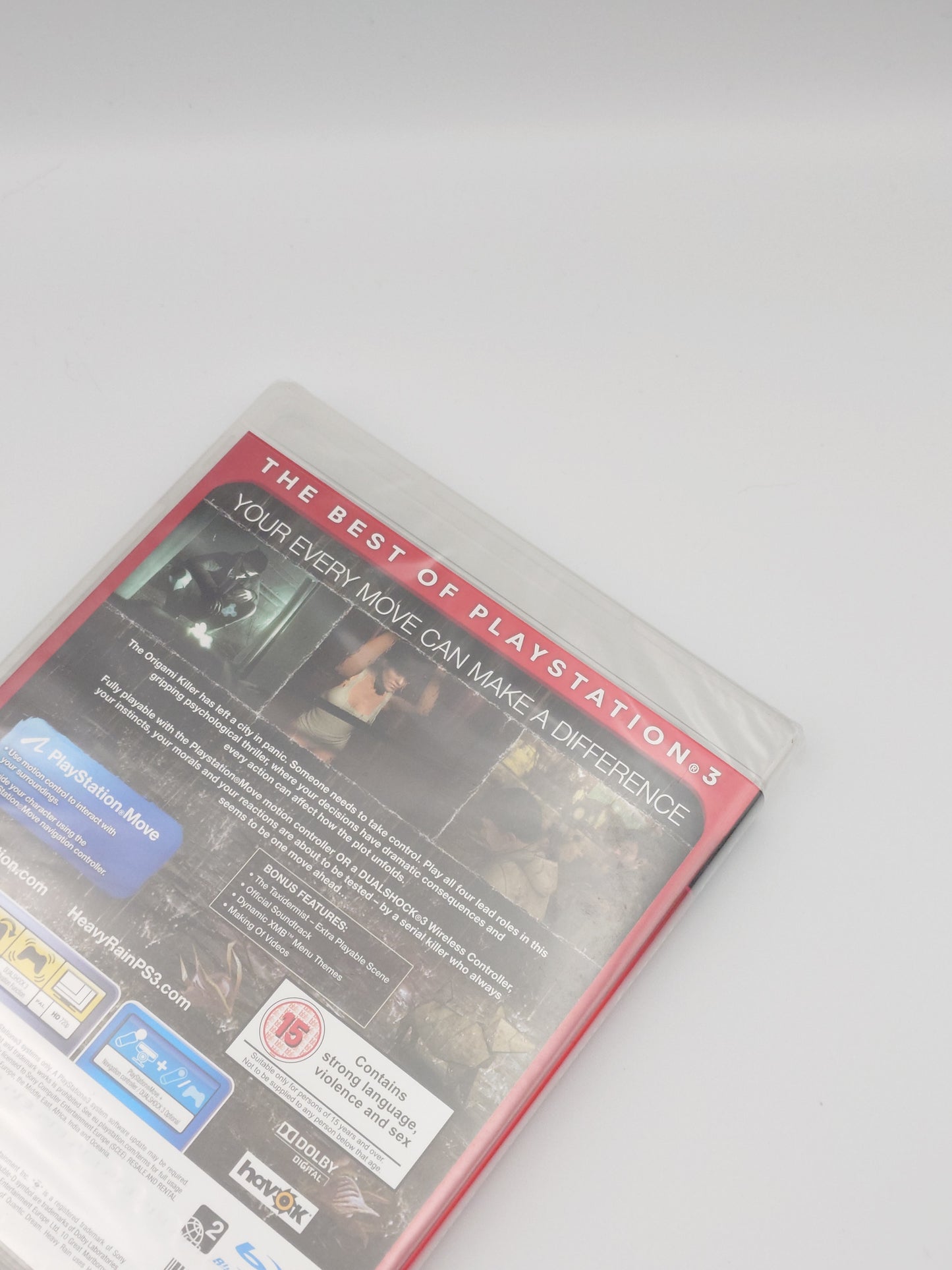Heavy Rain – Move Edition (PS3 Essentials, UK PAL) – Factory Sealed