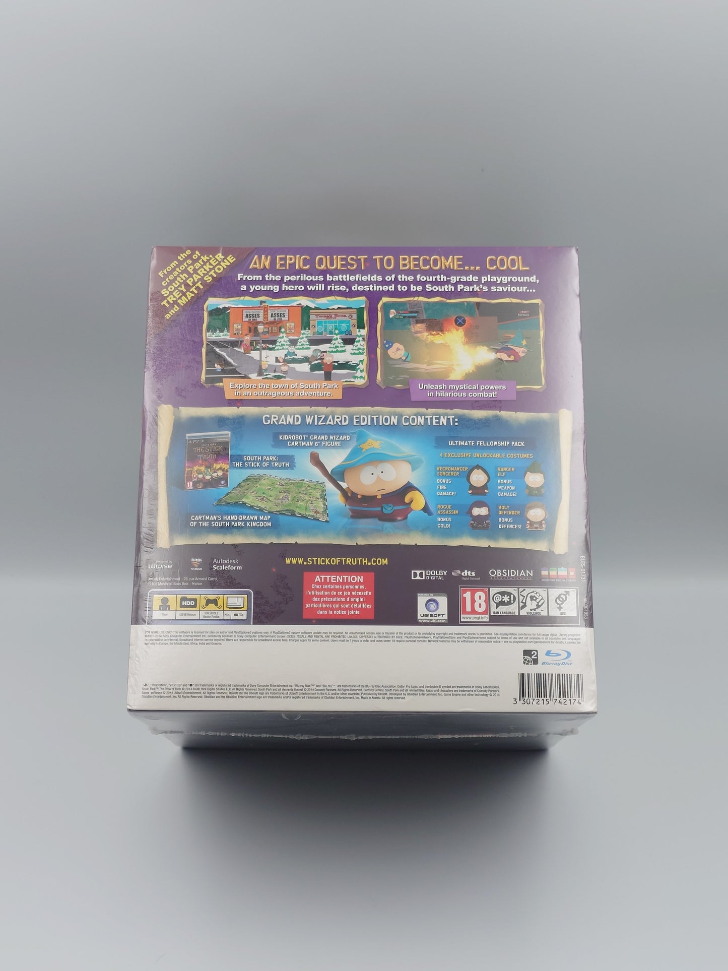 South Park: The Stick of Truth - Grand Wizard Edition (PS3, UK PAL) - Factory Sealed
