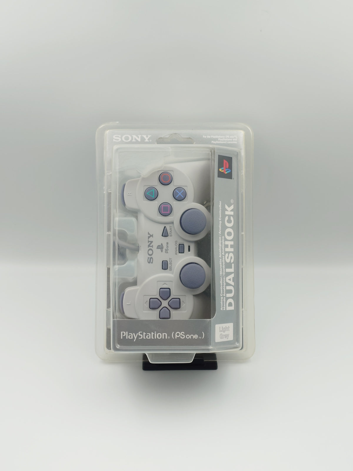 PlayStation 1 DualShock Controller - Light Grey (PS1, PAL) - Factory Sealed