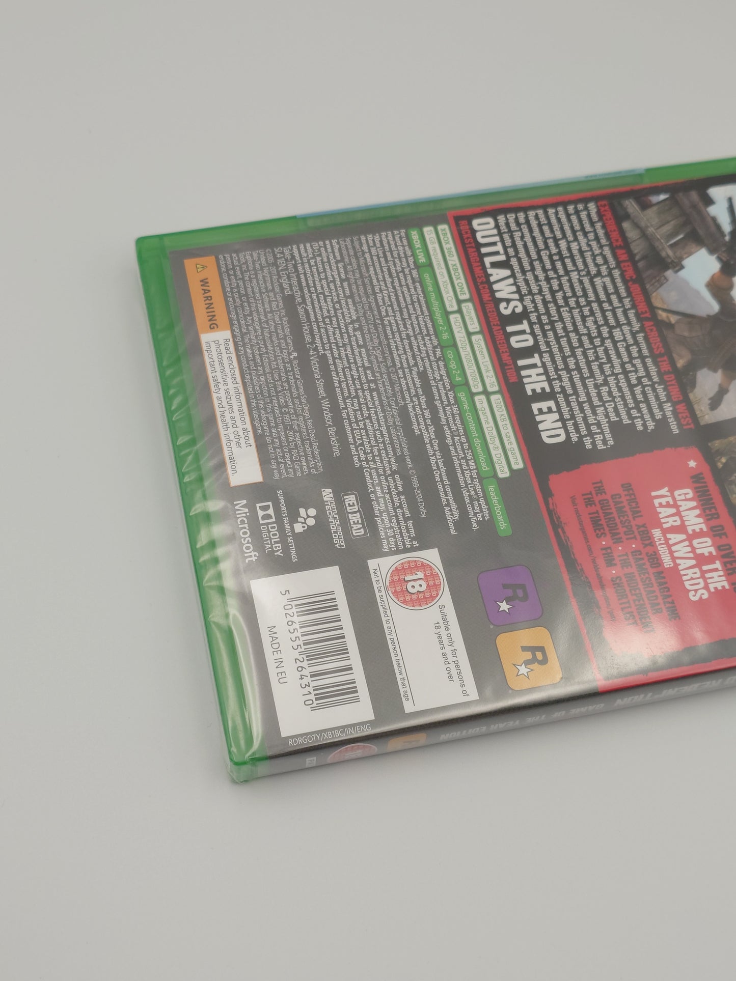 Red Dead Redemption – Game of the Year Edition (Xbox One / Xbox 360, PAL) – Factory Sealed