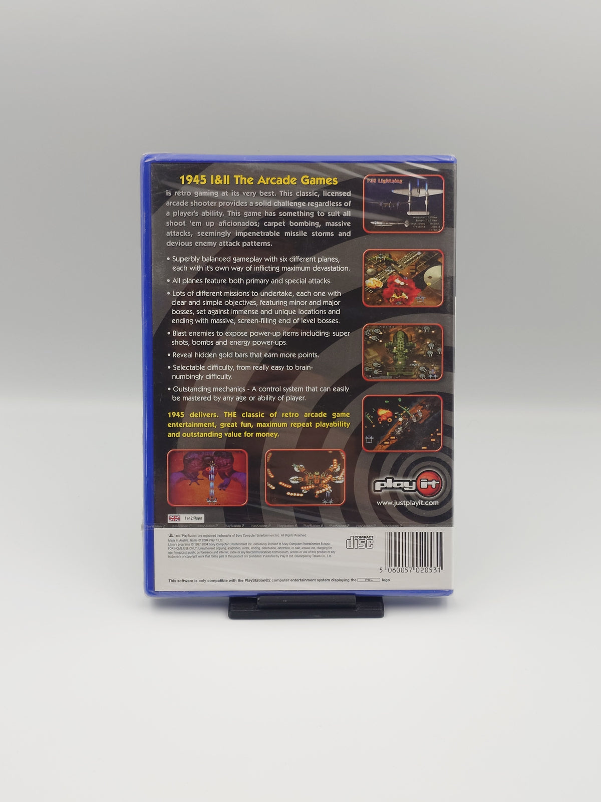 1945 I & II: The Arcade Games (PS2, UK PAL) - Factory Sealed