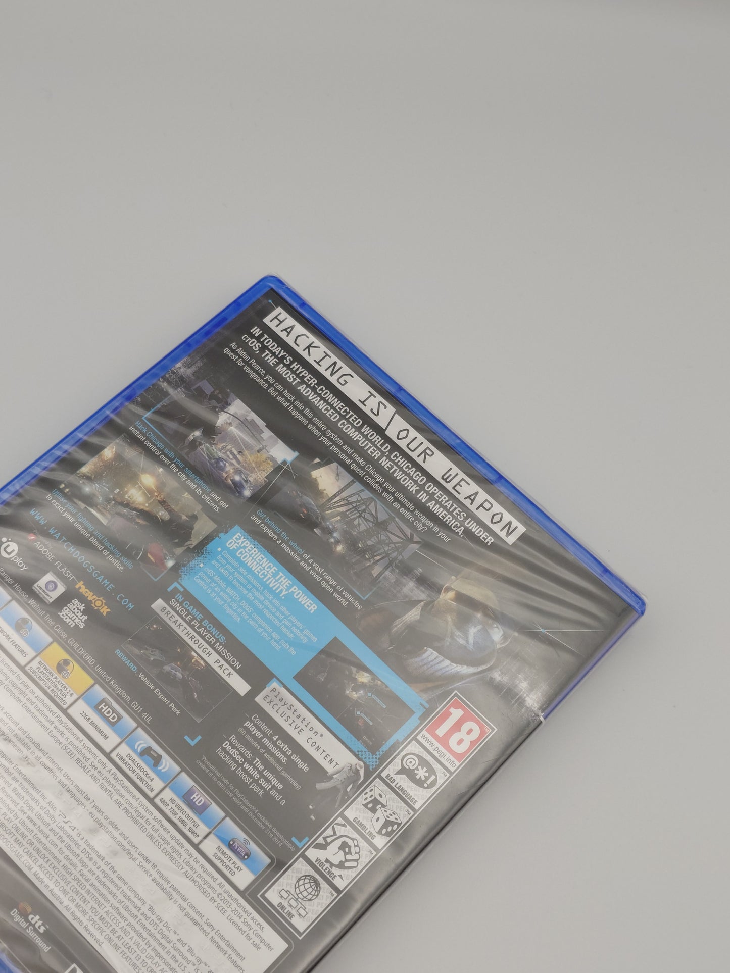 Watch Dogs – Special Edition (PS4, UK PAL) – Factory Sealed