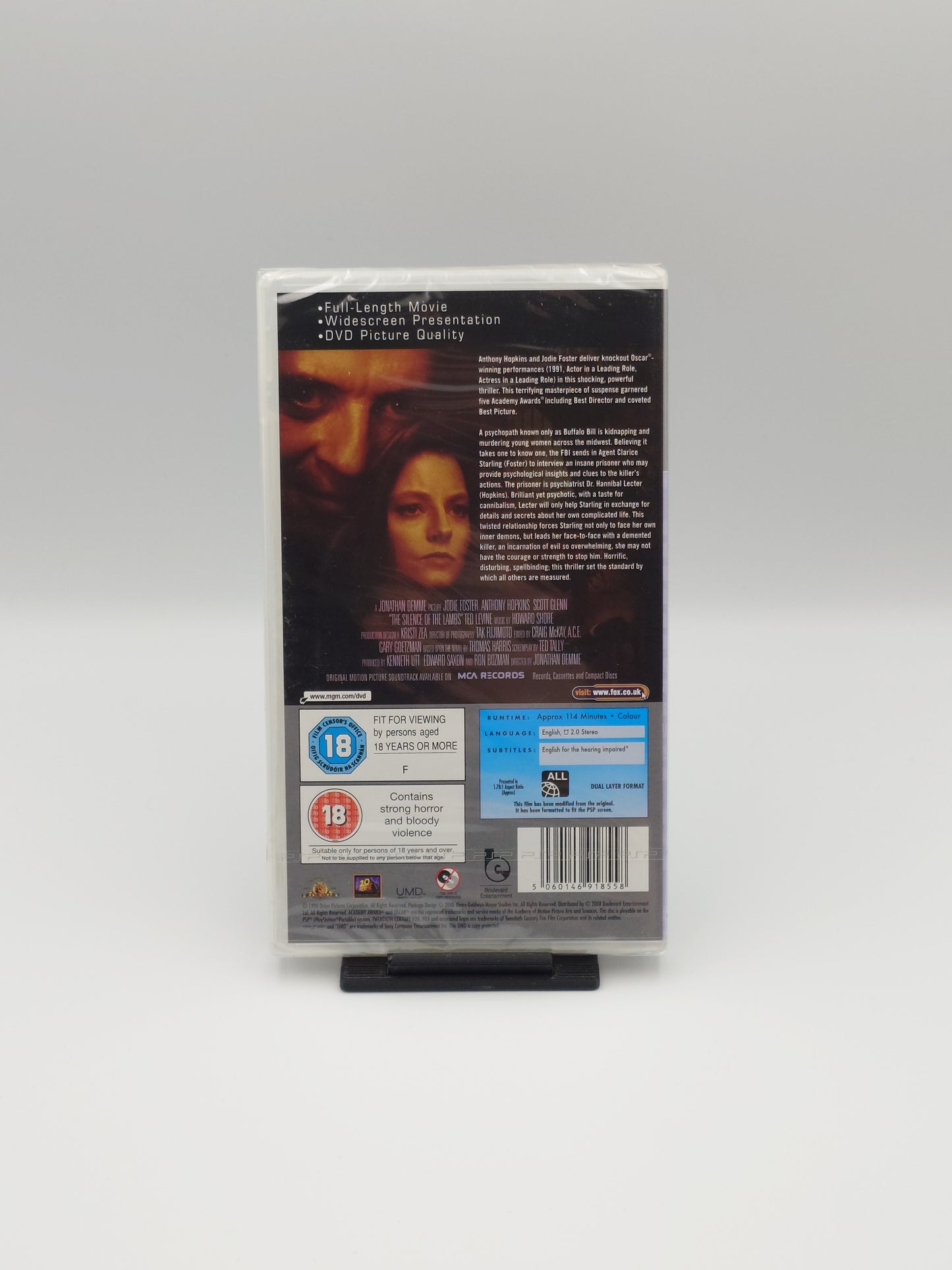 The Silence of the Lambs (PSP UMD Video, PAL) – Factory Sealed