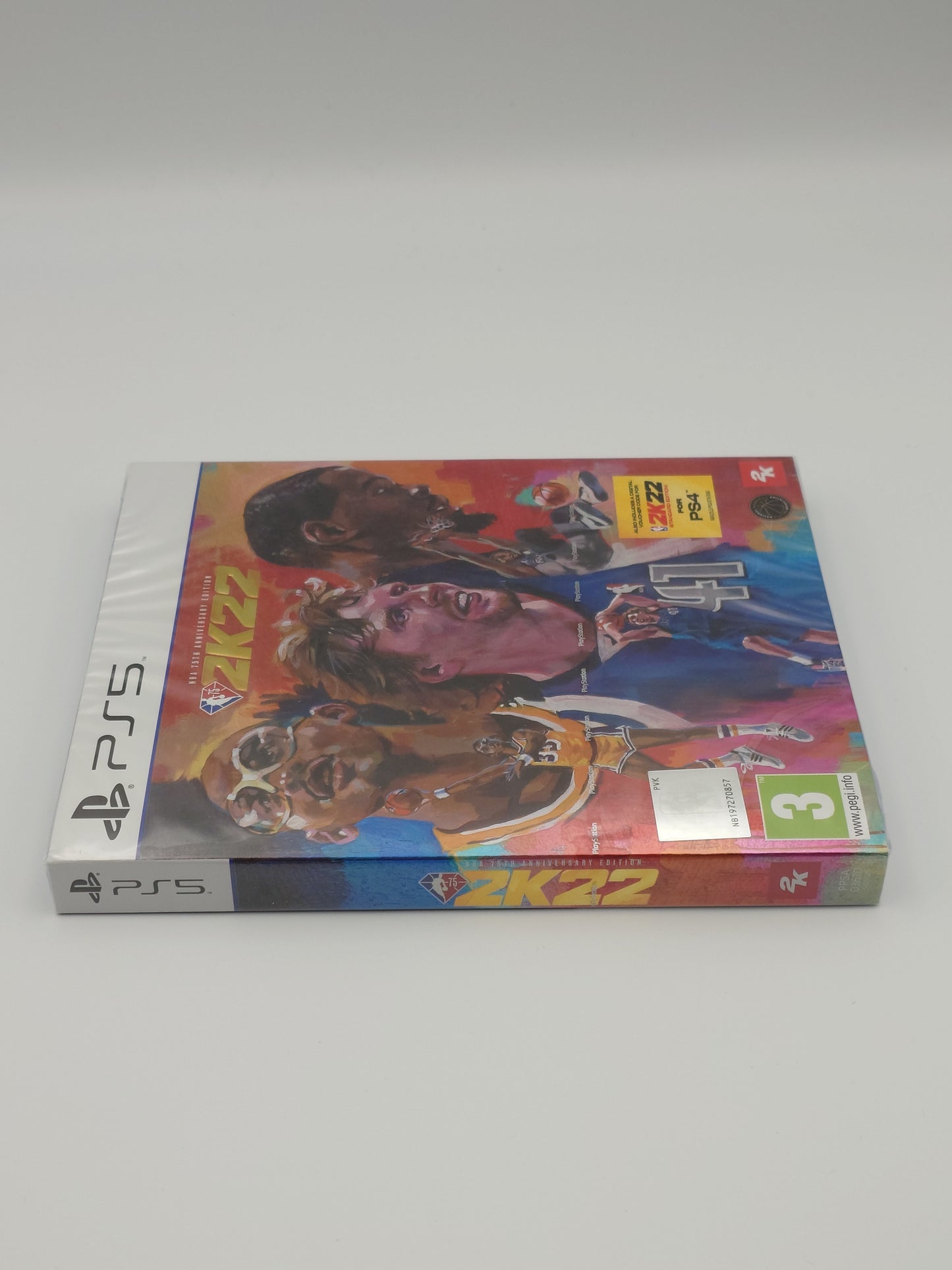 NBA 2K22 – NBA 75th Anniversary Edition & Pre-Order Steelbook (PS5, UK PAL) – Factory Sealed