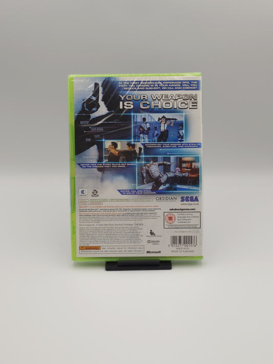 Alpha Protocol: The Espionage RPG (Xbox 360, PAL) – Factory Sealed