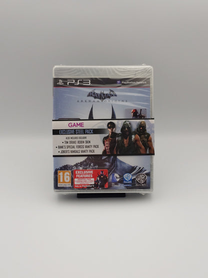 Batman: Arkham Origins – Game Exclusive Steel Pack (PS3, UK PAL) – Factory Sealed