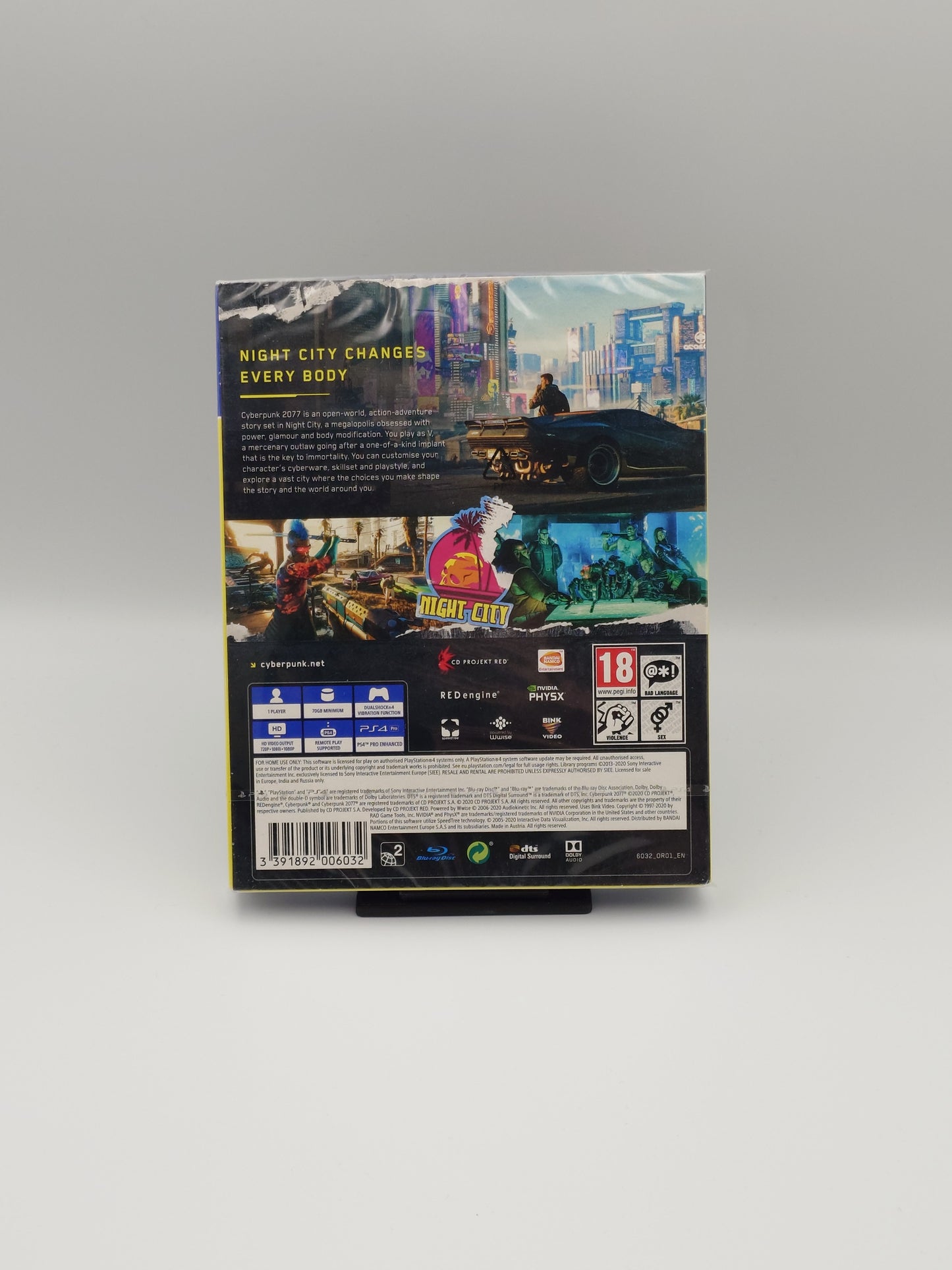 Cyberpunk 2077 – Launch Edition (PS4, UK PAL) – Factory Sealed