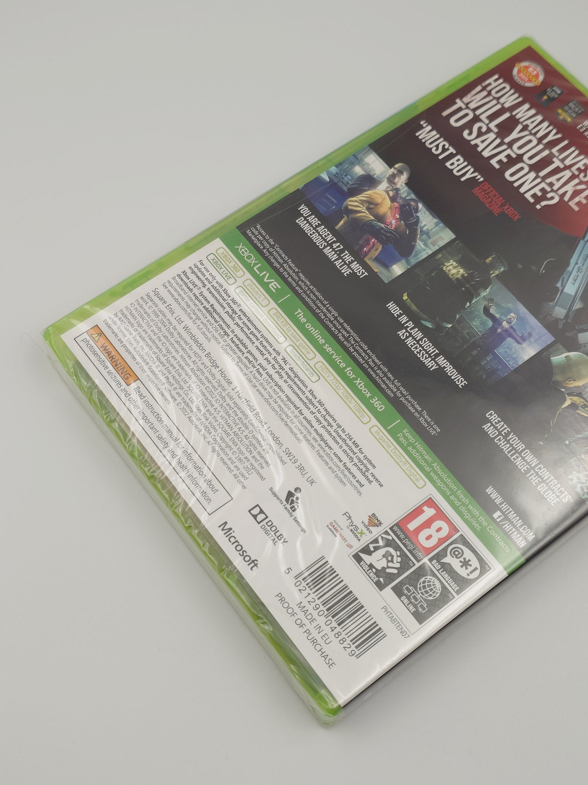 Hitman: Absolution (Xbox 360, PAL) - Factory Sealed